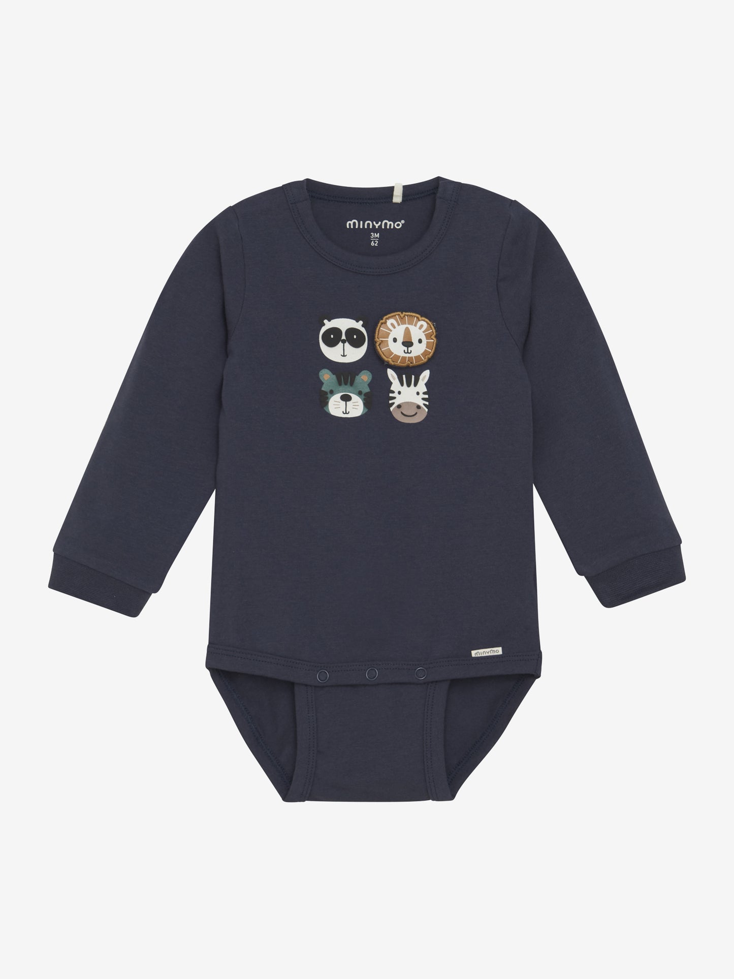 Baby Langarm Body mit Tier-Print
