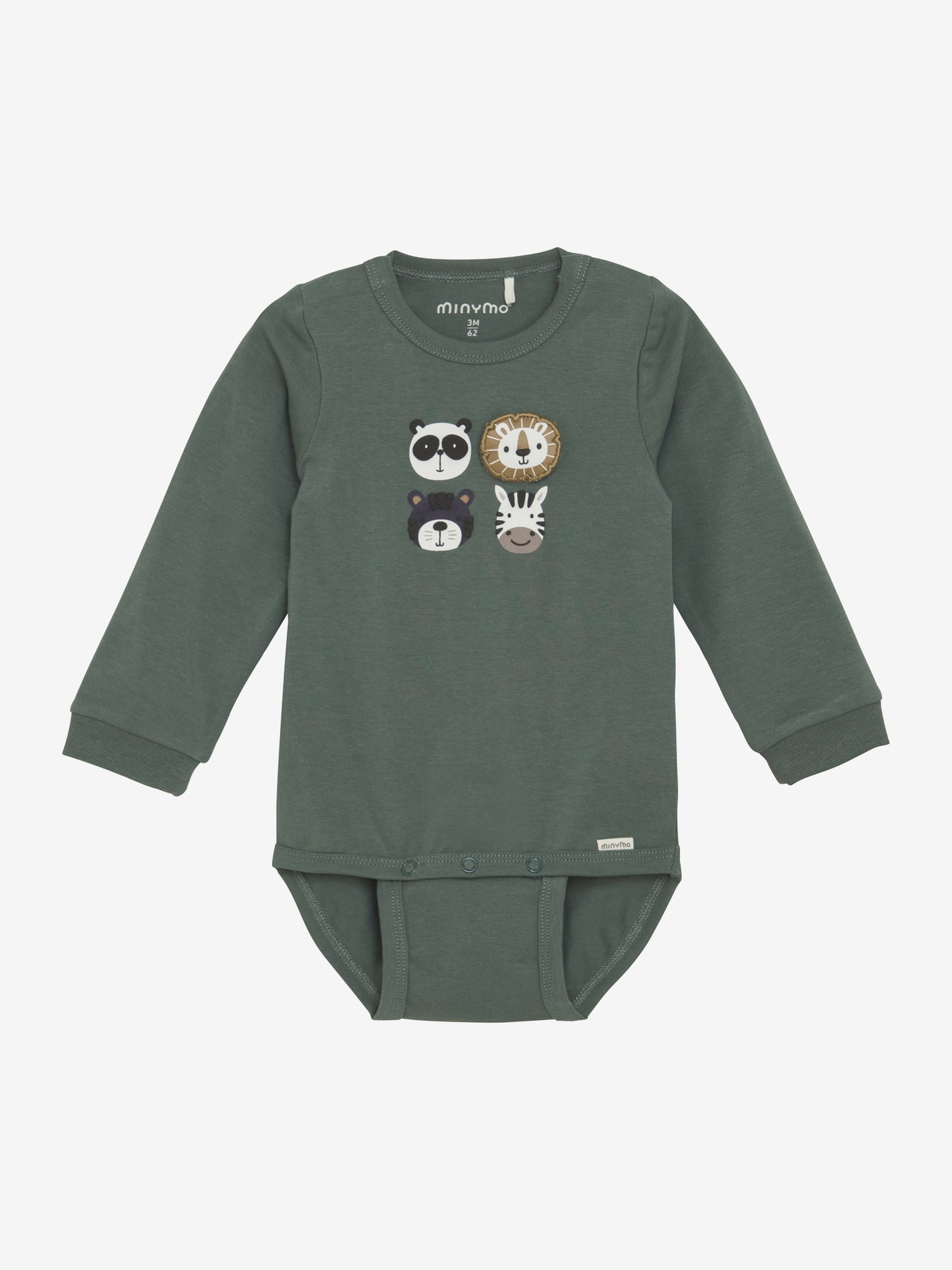 Baby Langarm Body mit Tier-Print