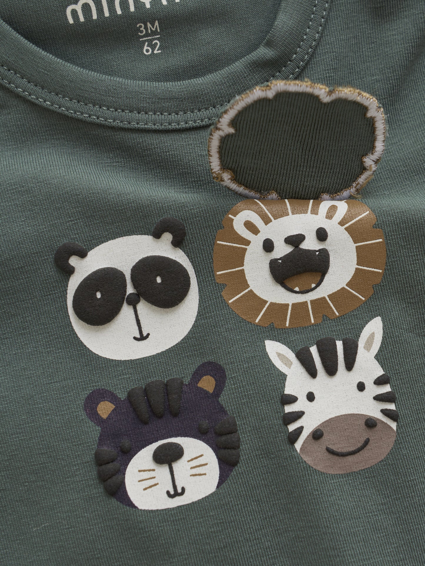 Baby Langarm Body mit Tier-Print