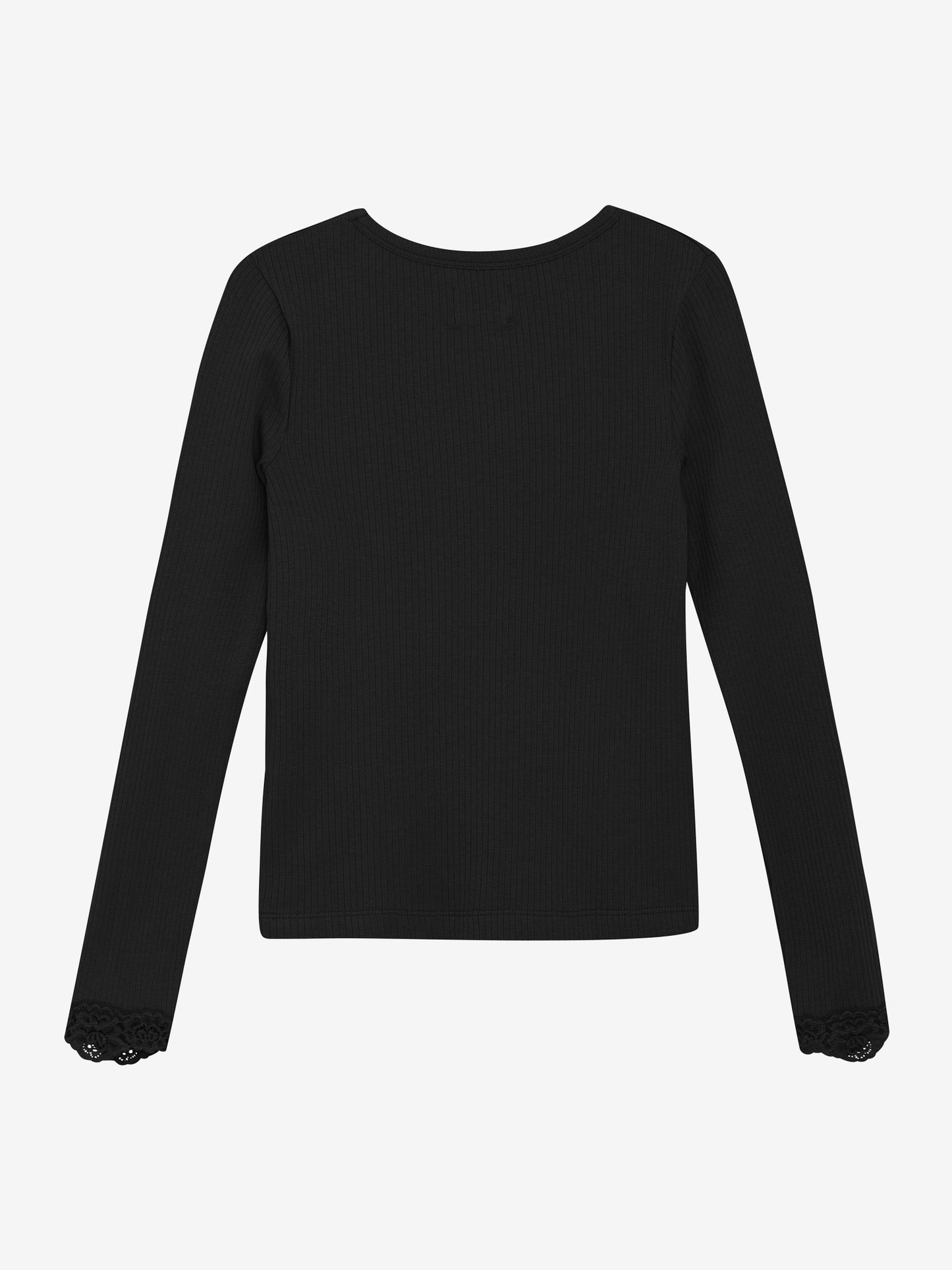 Langarm Shirt mit Stickerei in 2 Farben