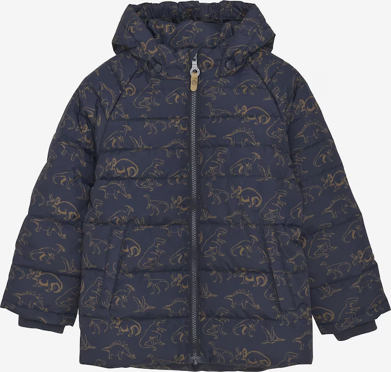 Minymo Winterjacke mit Dino-Print