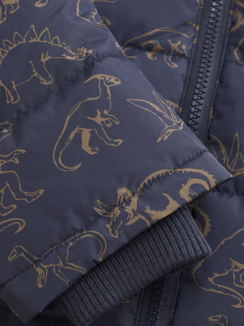 Minymo Winterjacke mit Dino-Print