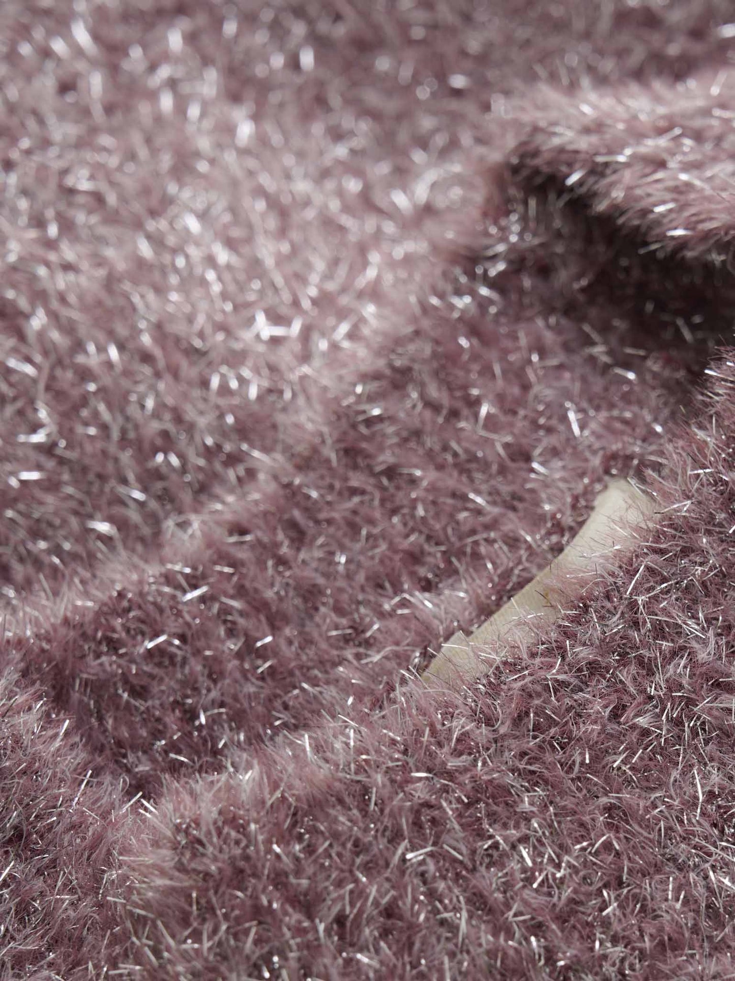 Glitzer Pullover rosé meliert von Creamie