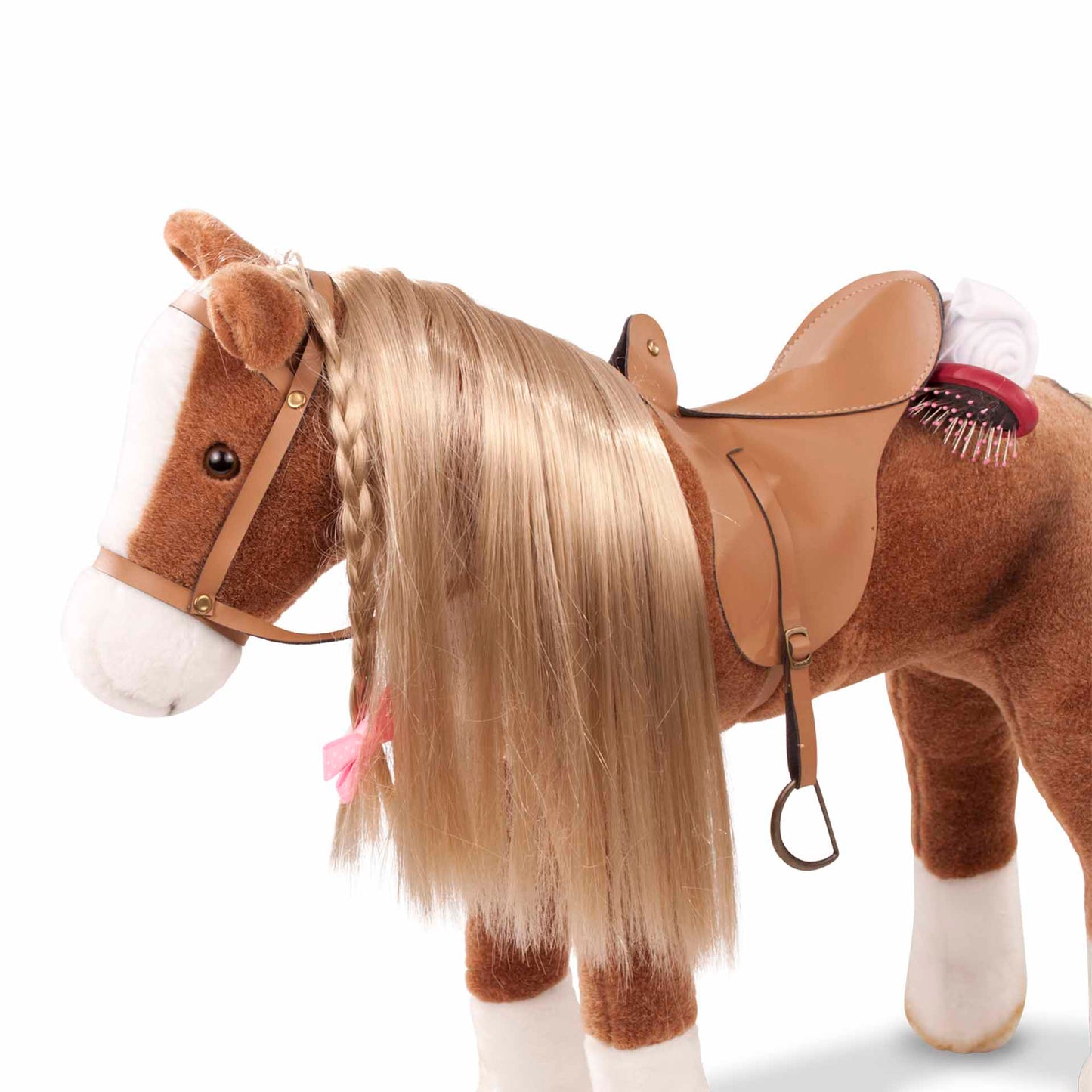 Kämmpferd "Brown Beauty", passend für Puppen bis 50cm