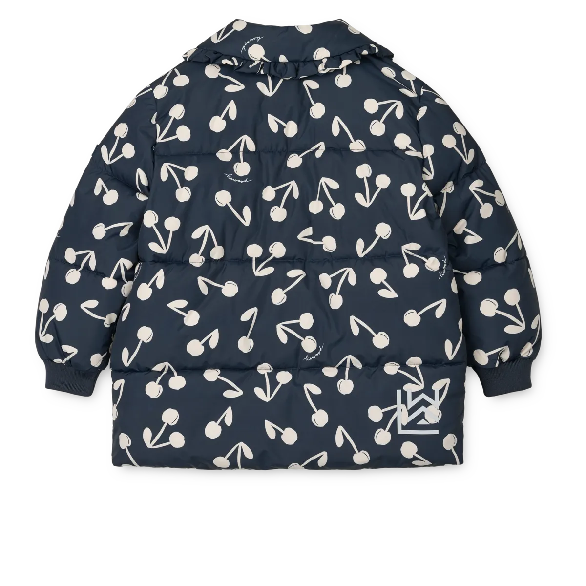 Liewood Daunenjacke "Anemone" mit Kirschen-Print