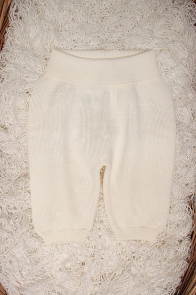 Baby Strickhose, 100% Bio Merino Wolle