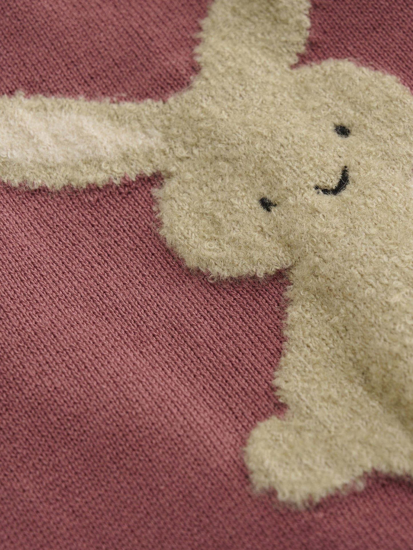 Baby Pullunder mit Hasen-Motiv und Rüschenkante