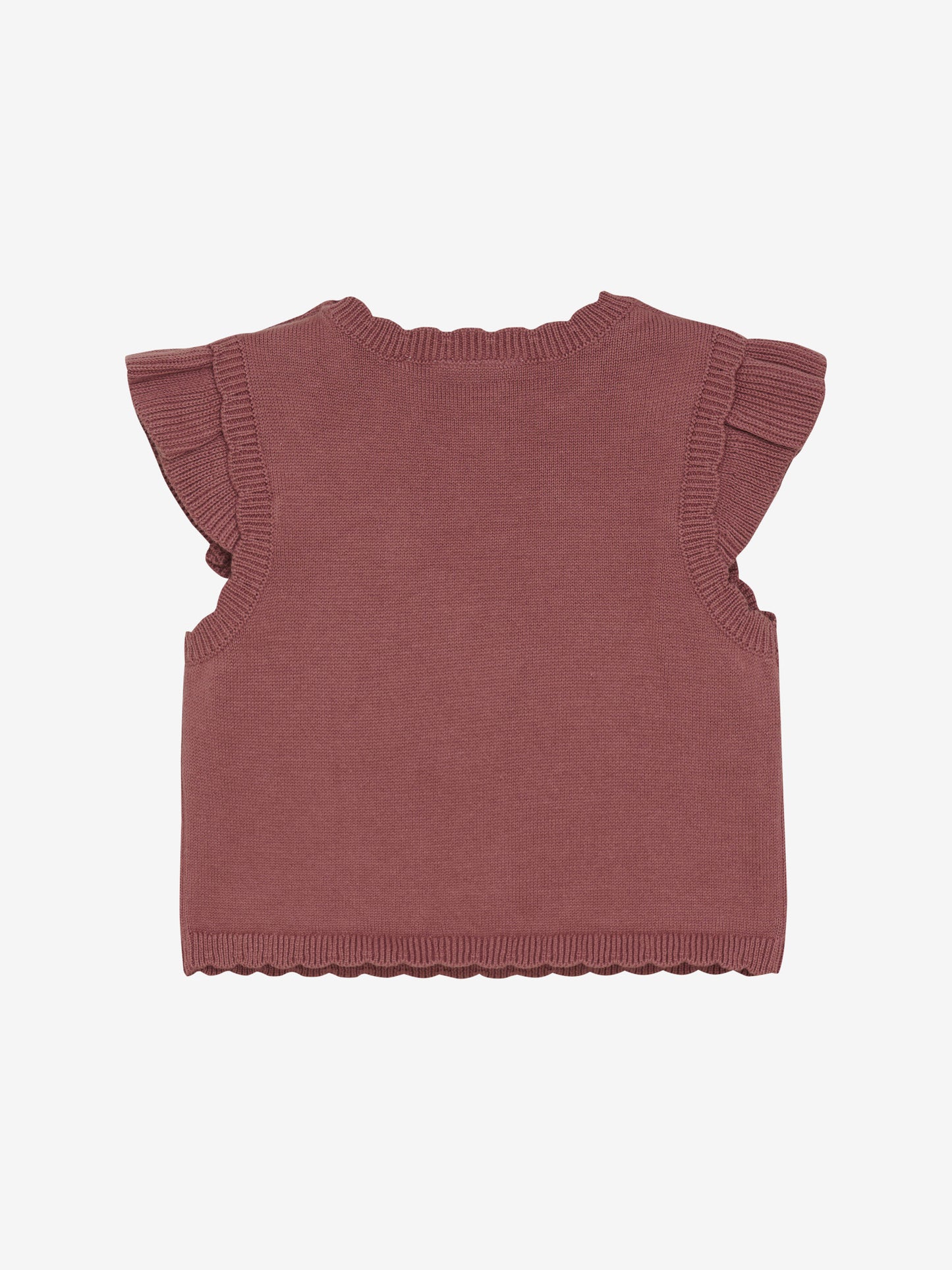 Baby Pullunder mit Hasen-Motiv und Rüschenkante