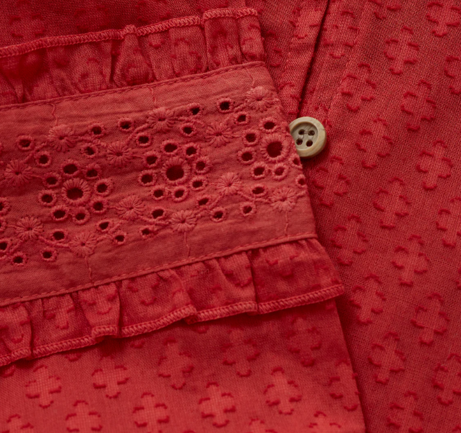 Langarm-Shirt mit Rüschen / DailySeven