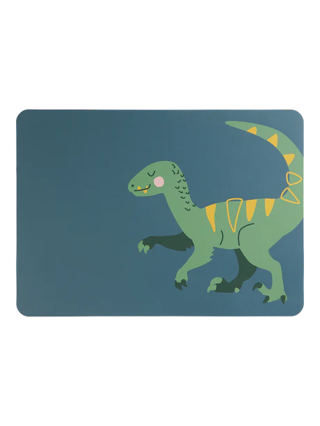 ASA Tischset "Dinosaurier Velociraptor", Lederoptik