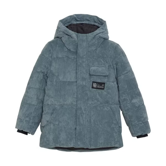 Color Kids Jungs Winterjacke aus Cord, wasserdicht