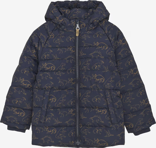 Minymo Winterjacke mit Dino-Print