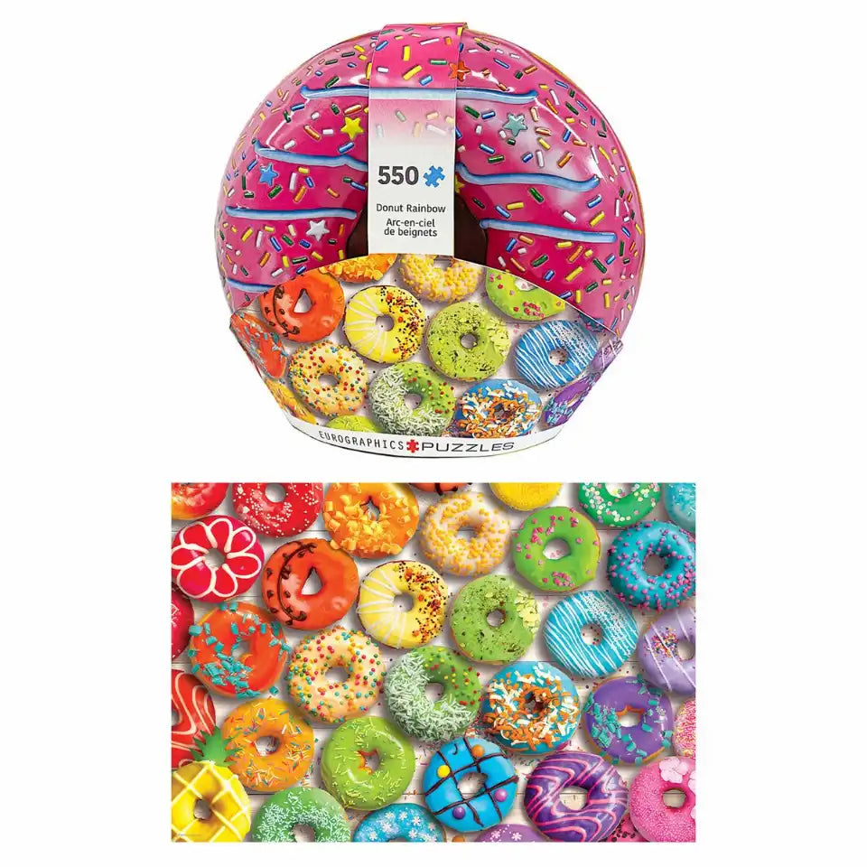 Eurographics Puzzle - Donut - in Metalldose, 550 Teile