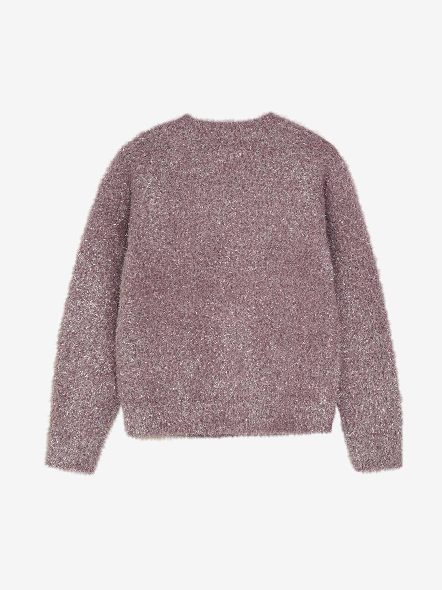 Glitzer Pullover rosé meliert von Creamie