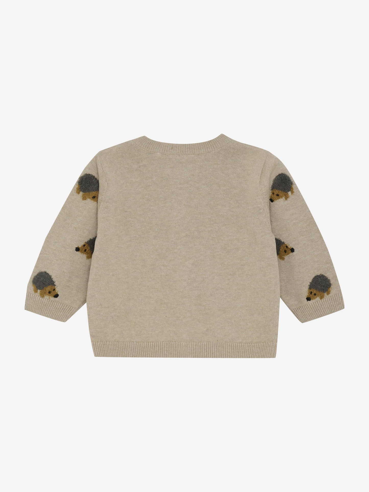 Baby Strickjacke mit Igel Motiv