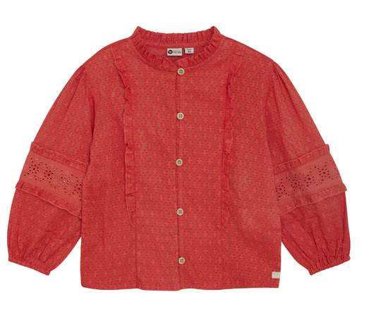 Langarm-Shirt mit Rüschen / DailySeven