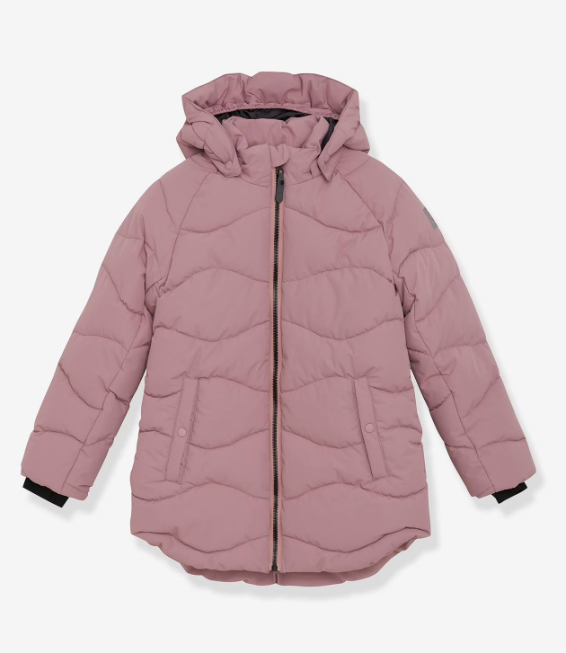 Corlo Kids Winterjacke mit Kapuze in rosa