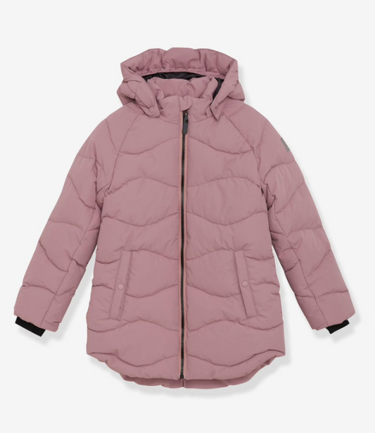 Corlo Kids Winterjacke mit Kapuze in rosa
