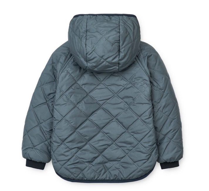 Liewood Plüsch Jacke mehrfarbig, wenbar, "Jackson" blaugrau weiß