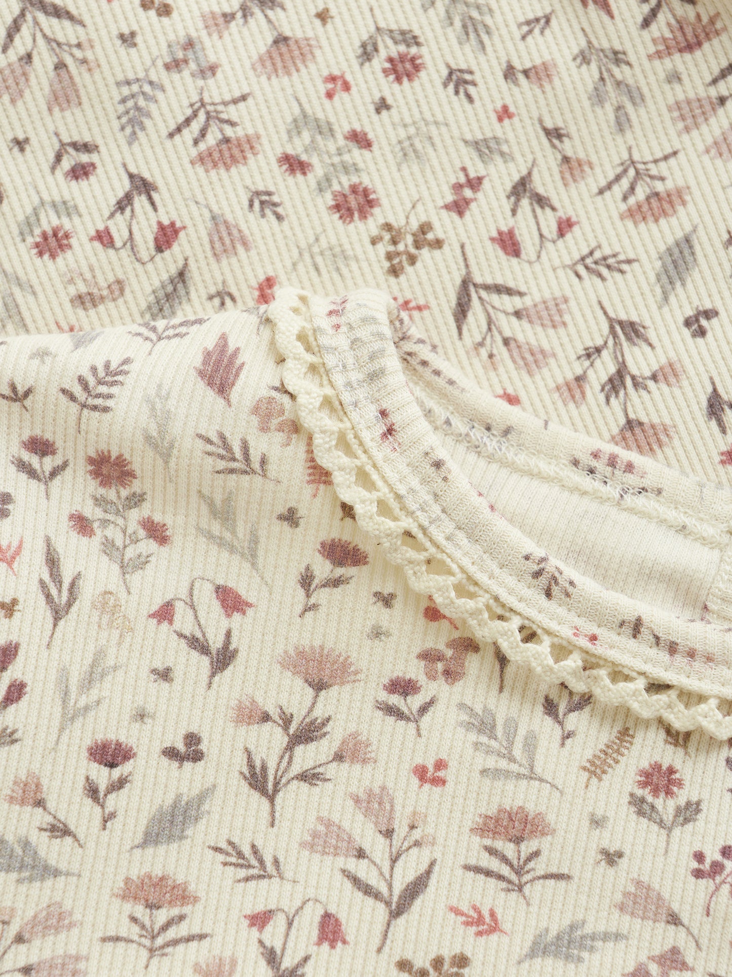 Minymo Langarmshirt mit Blütenprint