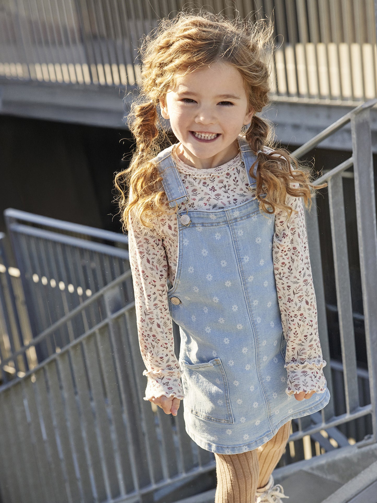 Minymo Langarmshirt mit Blütenprint