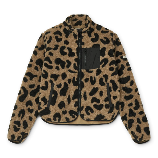 Liewood Nolan Plüsch Jacke "Leo Print" - adult