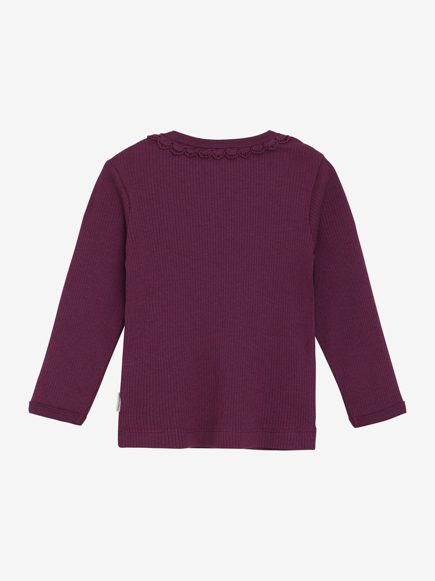Baby Langarmshirt mit Spitzenbprdüre