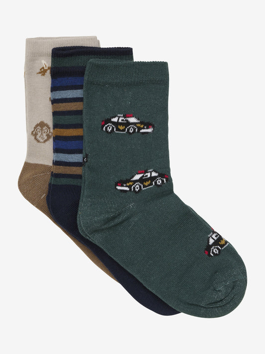 Kinder-Socken, 3er Pack mit "glow in the dark" Effekt