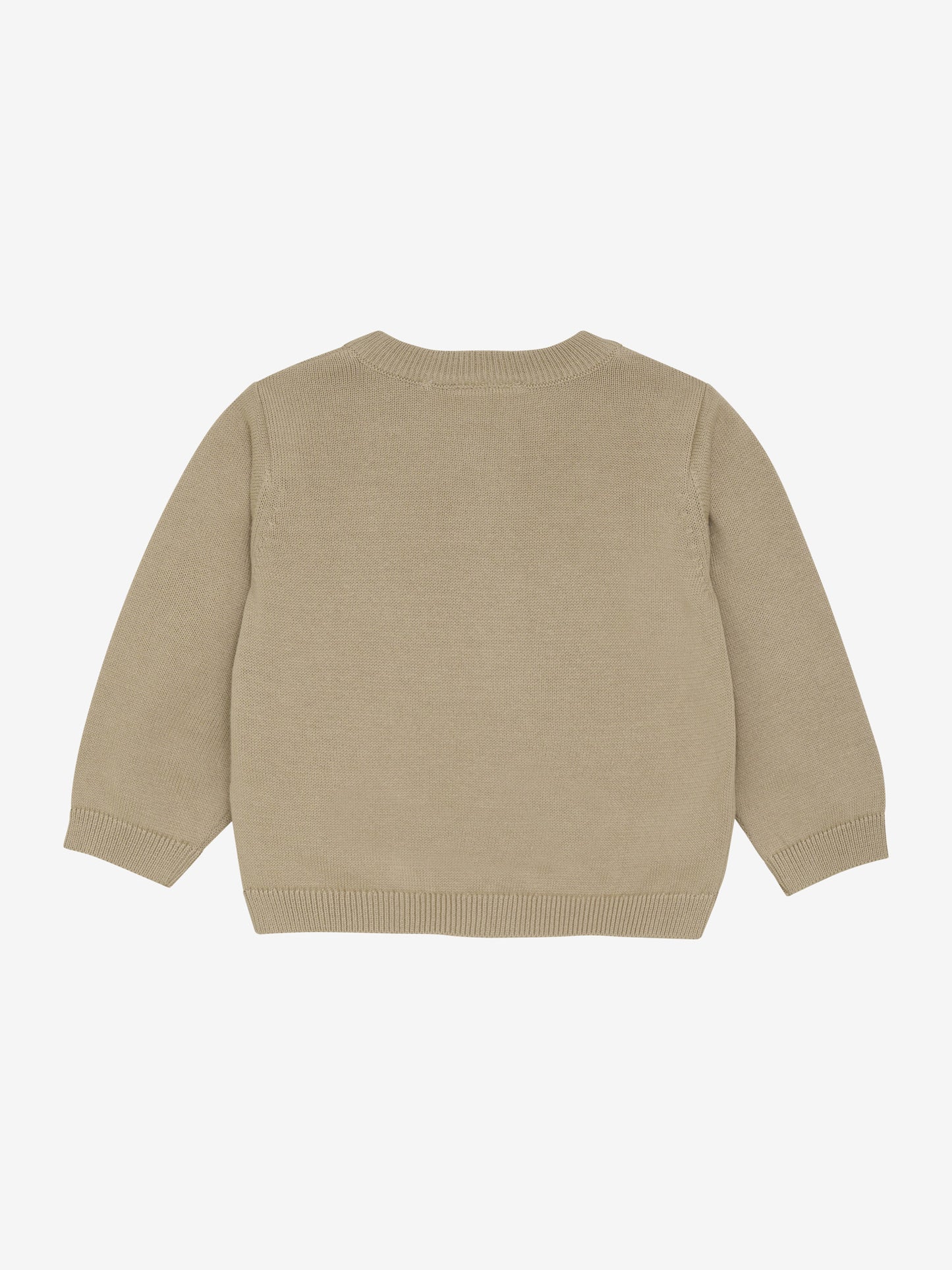 Baby Strickjacke mit Löwen Stickerei