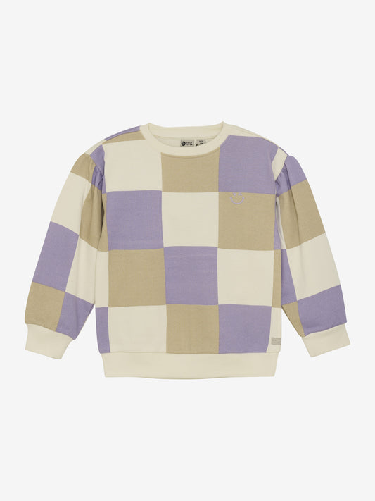 Daily Seven Sweatshirt im Schachbrett-Muster